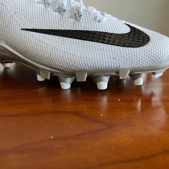 NIKE ALPHA PRO 2 TD WHITE SILVER 719930-101 FOOTBALL CLEATS size 10.5 no box - Picture 11 of 11